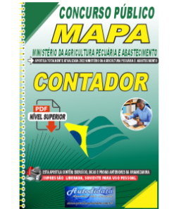 Apostila Concurso do Mapa Ministério da Agricultura 2023 - Contador
