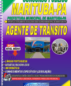 Apostila concurso de Marituba 2024 - AGENTE DE TRANSITO