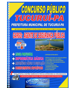 Apostila concurso de Tucuruí-PA 2023 - Agente de Segurança Pública