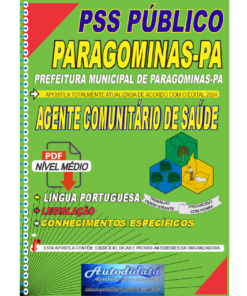 Apostila Processo Seletivo Público Prefeitura de Paragominas 2024 - Agente Comunitário de Saúde