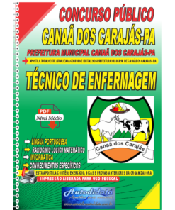 Apostila digital Concurso Prefeitura de Canaã dos Carajás – PA 2024 Técnico de Enfermagem