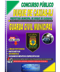 Apostila digital concurso Duque de Caxias-RJ 2025 – Guarda Civil Municipal