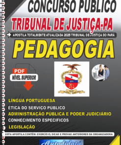 Apostila concurso do Tribunal de Justiça do Estado do Pará TJ-PA 2025 - Pedagogia
