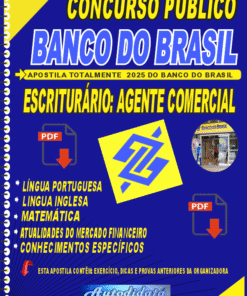 Apostila concurso do Banco do Brasil 2025 - Agente Comercial