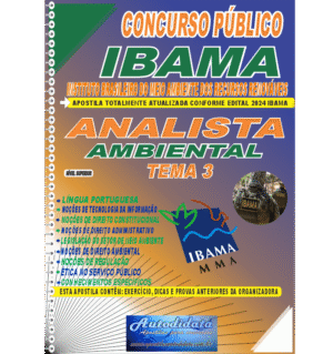Apostila concurso IBAMA 2024 Analista Ambiental Tema 3