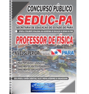 Apostila digital Concurso da SEDUC – PA 2026 – Professor de Física