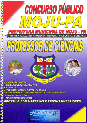 Apostila Impressa Concurso Prefeitura de Moju - PA 2022 Professor de Ciências