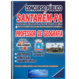 Apostila digital concurso de Santarém-PA 2023 – Geografia