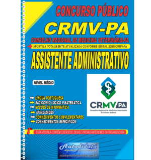 Apostila concurso CRMVPA 2025 Assistente Administrativo