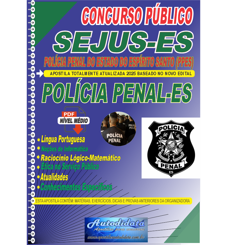 POLÍCAL PENAL DO ESPÍRITO SANTO 2025 novo