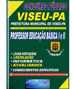 Apostila concurso de Viseu-PA 2025 Professor Educação Básica