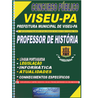Apostila concurso da Prefeitura de VISEU-PA 2025 Professor de História