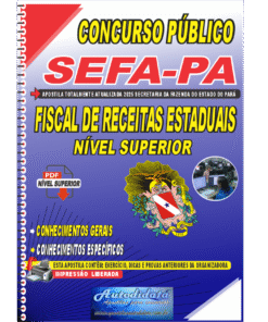Apostila digital concurso SEFA-PA 2025 Fiscal