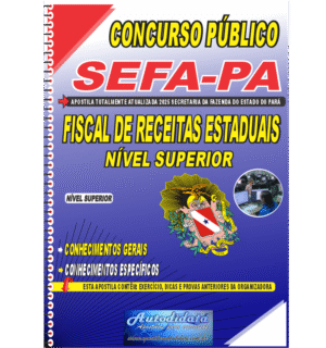 Apostila concurso da SEFA-PA 2025 Fiscal de Receitas Estaduais