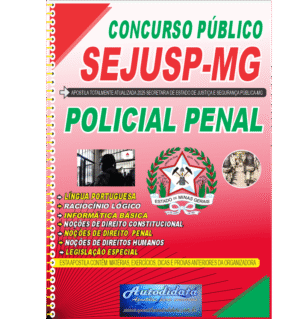Apostila concurso SEJUSP MG 2025 Policial Penal
