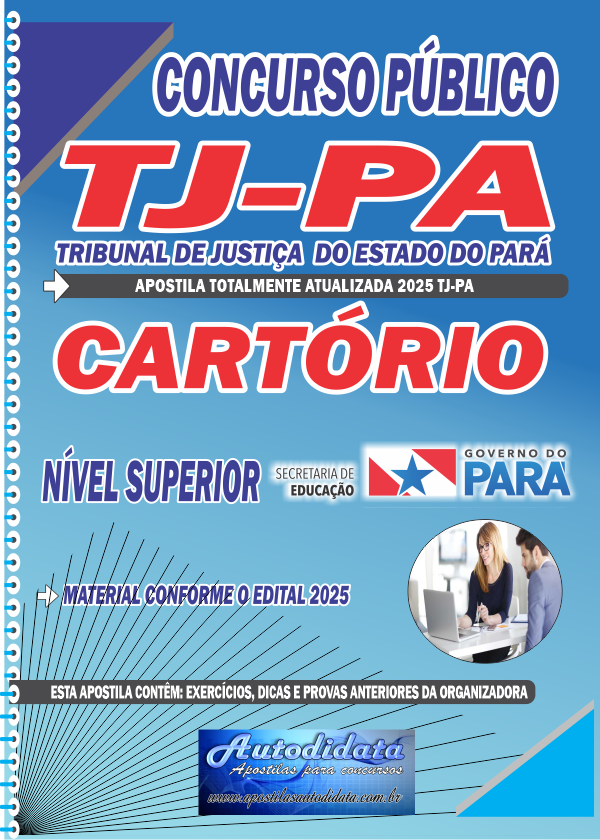 Apostila concurso TJ PA 2025 - Cartório Notário