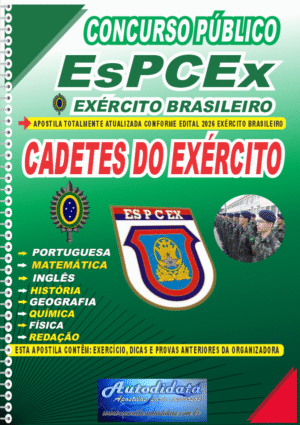 Apostila Concurso do Exército ESPCEX 2026 Cadetes do Exército