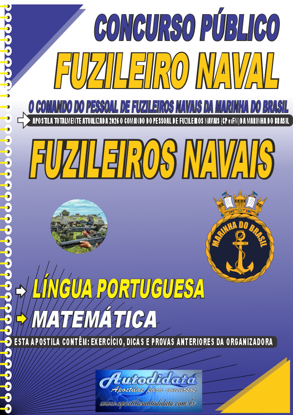 Apostila concurso da Marinha do Brasil 2026 – Fuzileiro Naval
