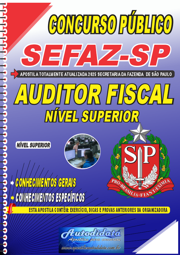 Apostila Concurso Sefaz SP Auditor Fiscal Receita Estadual