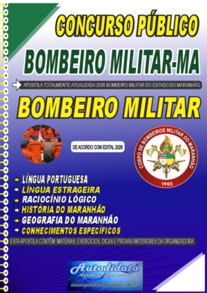 Apostila concurso Bombeiro Militar do Maranhão CBM/MA 2026 - Praça Combatente