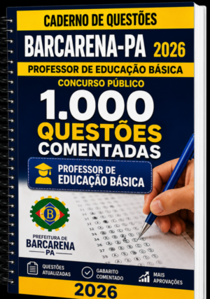Apostila Caderno de Questões BARCARENA-PA 2026 – Professor de Educação Básica