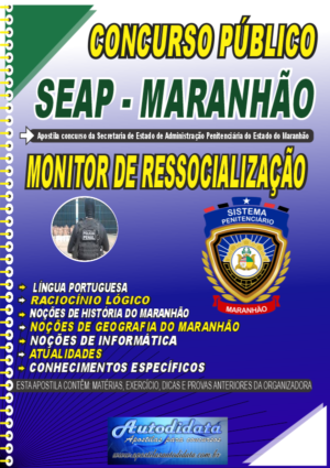 Apostila  concurso da SEAP MA 2026 – Monitor de Ressocialização