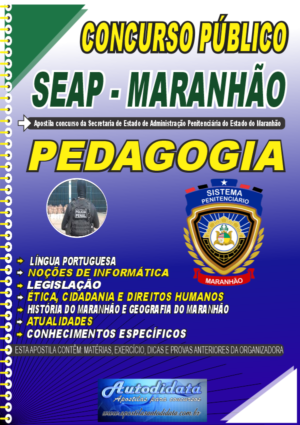 Apostila  concurso da SEAP MA 2026 – Pedagogia