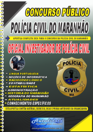 Apostila concurso PC-MA 2026 - Oficial Investigador de Polícia Civil